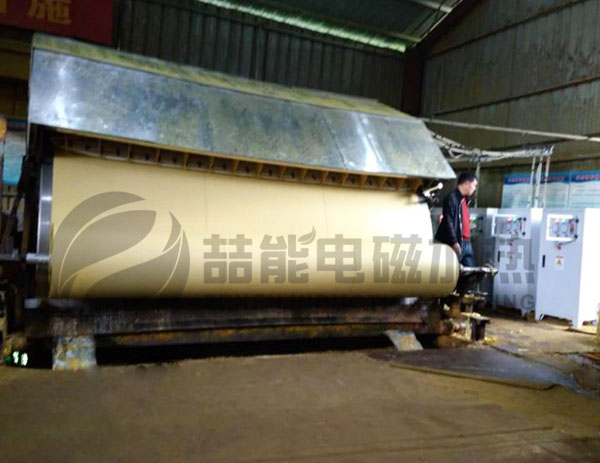 造纸辊筒使用电磁加热器加热的优点