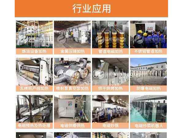 电磁加热能够应用的行业有哪些？